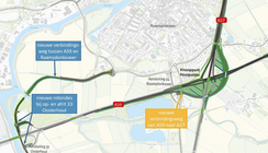 Wegwerkzaamheden aan de A59 in december 2024